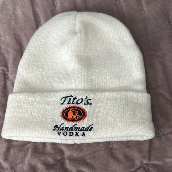 Other - Tito's Handmade Vodka White Beanie